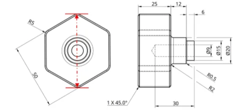 3D reconstruction generated de 2D dibujo dimensiones during Werk24 unálisis
